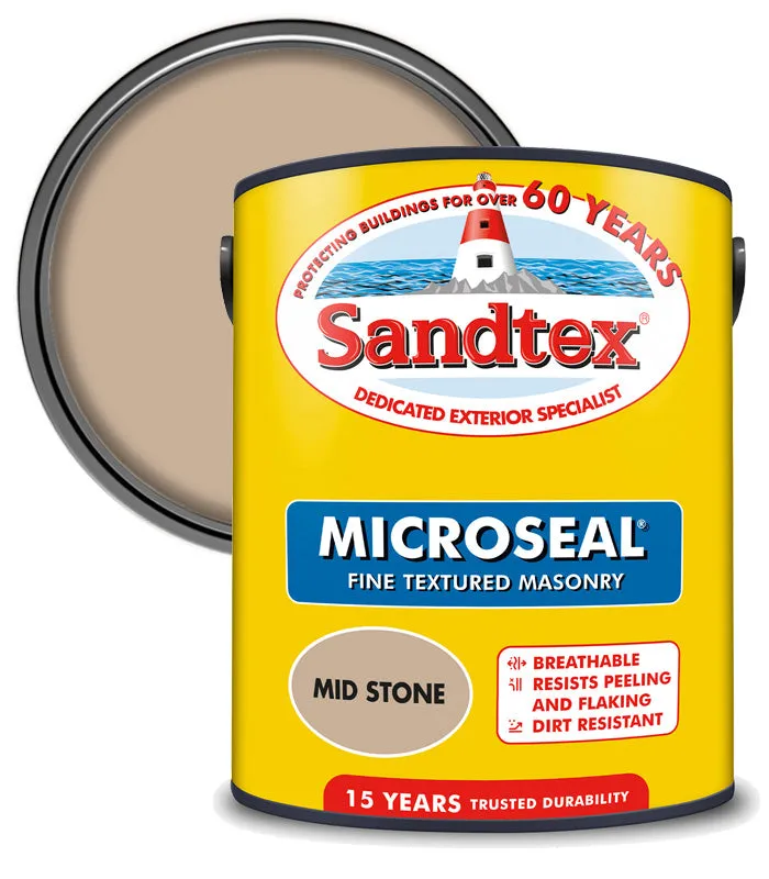 Sandtex 15 Year Microseal Fine Textured Masonry Paint