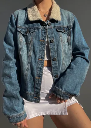 Sherpa & Denim Jacket (L)