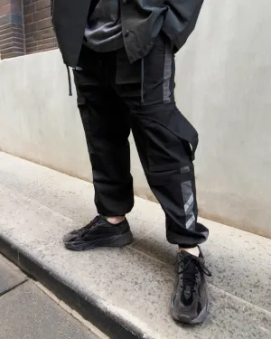 SSS SKYRUNNER NYLON PANTS BLACK