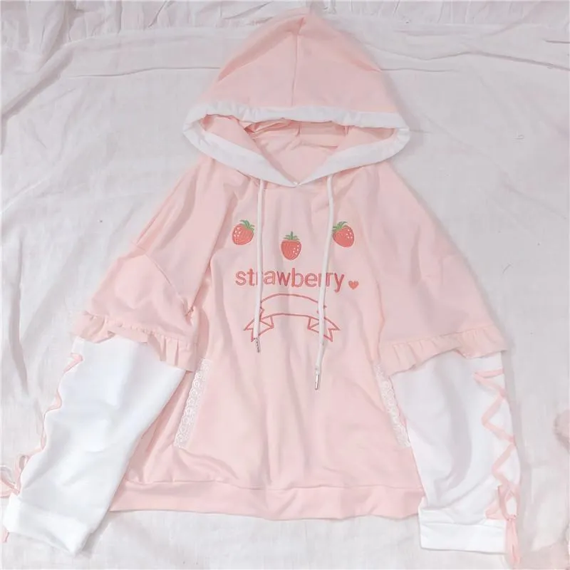 Strawberry Corset Hoodie