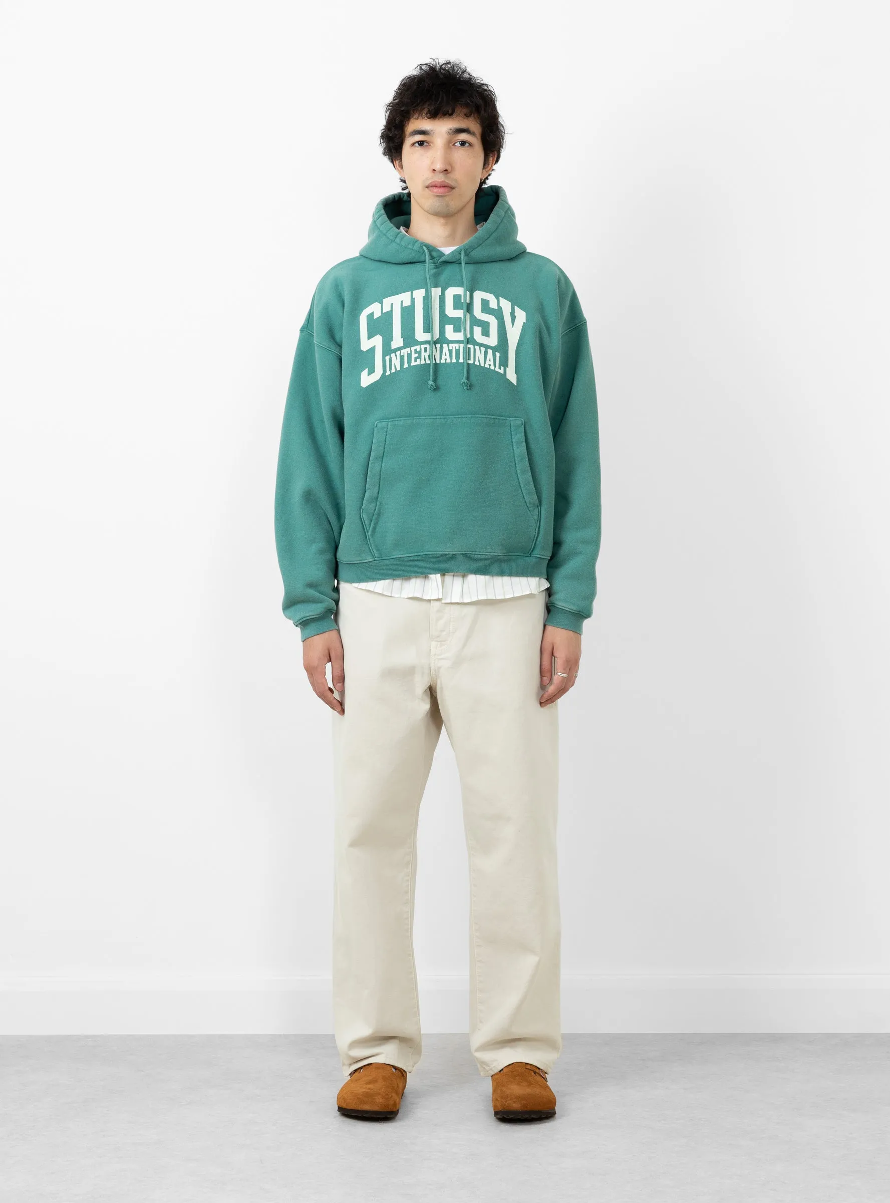 Stussy Intl Relaxed Hoodie Teal