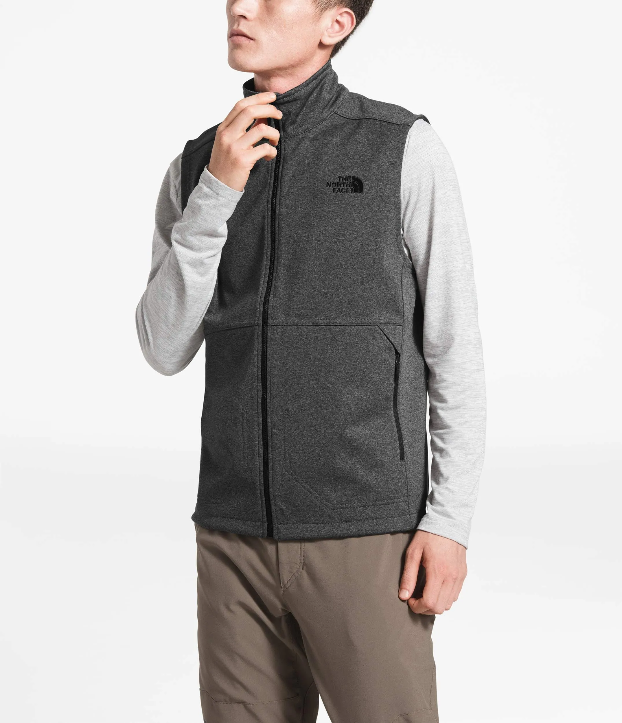 The North Face Men's Apex Canyonwall Vest, TNF Dark Grey Heather, Size XXL