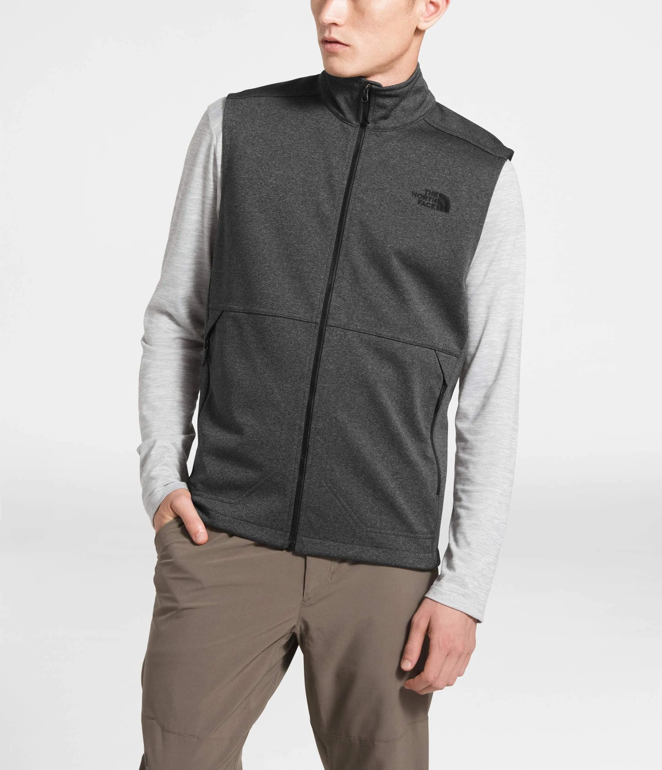 The North Face Men's Apex Canyonwall Vest, TNF Dark Grey Heather, Size XXL