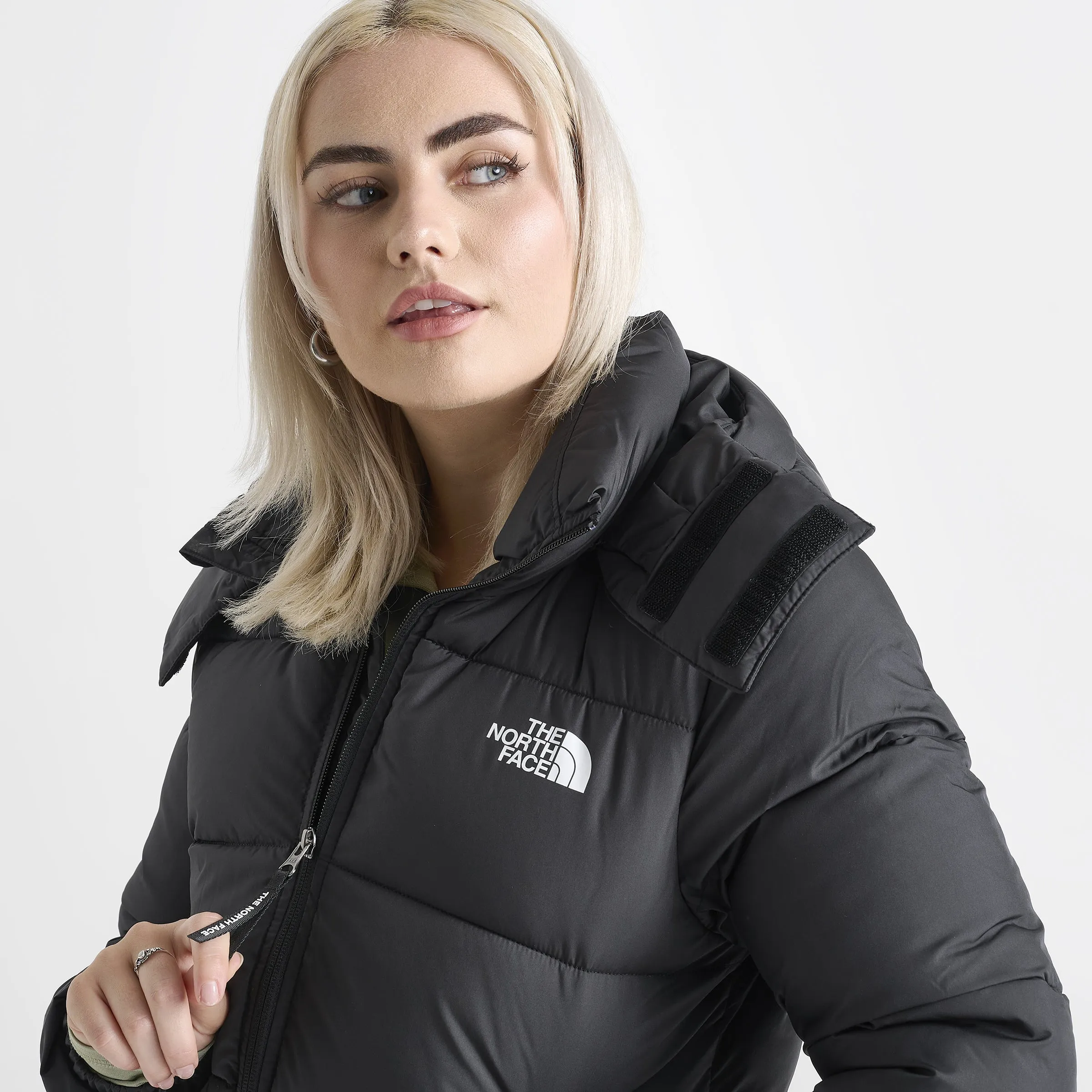 The North Face Women's Dome Puffy Puffer Jacket / Black