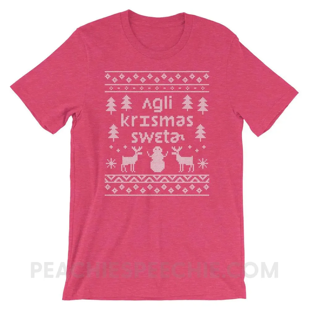 Ugly Christmas Sweater Premium Soft Tee