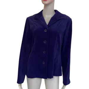 Vintage 1970s Purple Velvet Blazer