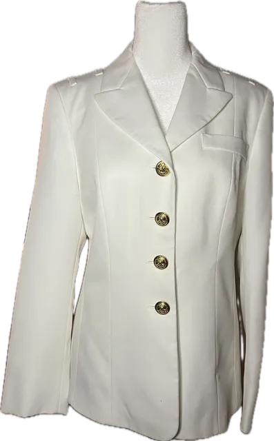 VINTAGE - U.S. Navy Female Service Dress White Jacket