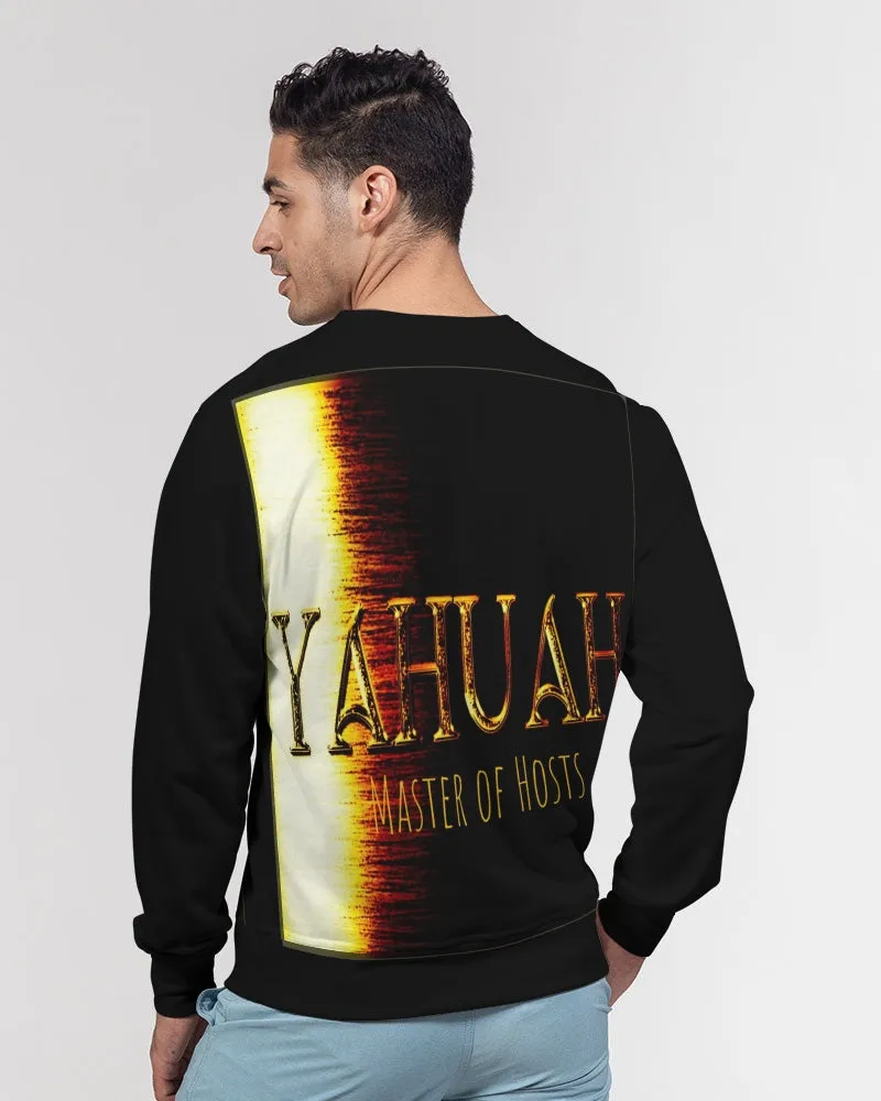 Yahuah-Master of Hosts 01-03 Men's Designer French Terry Sweatshirt