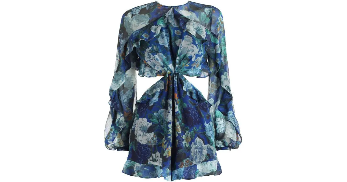 Zimmermann Esplanade Flutter Playsuit (For Hire)